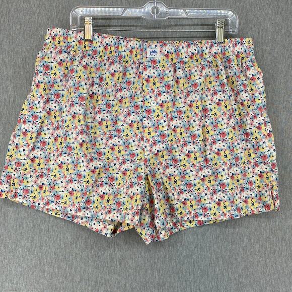 Southern Tide Boxer Sleep Lounge Shorts Elastic Waist Floral XL - Picture 1 of 6